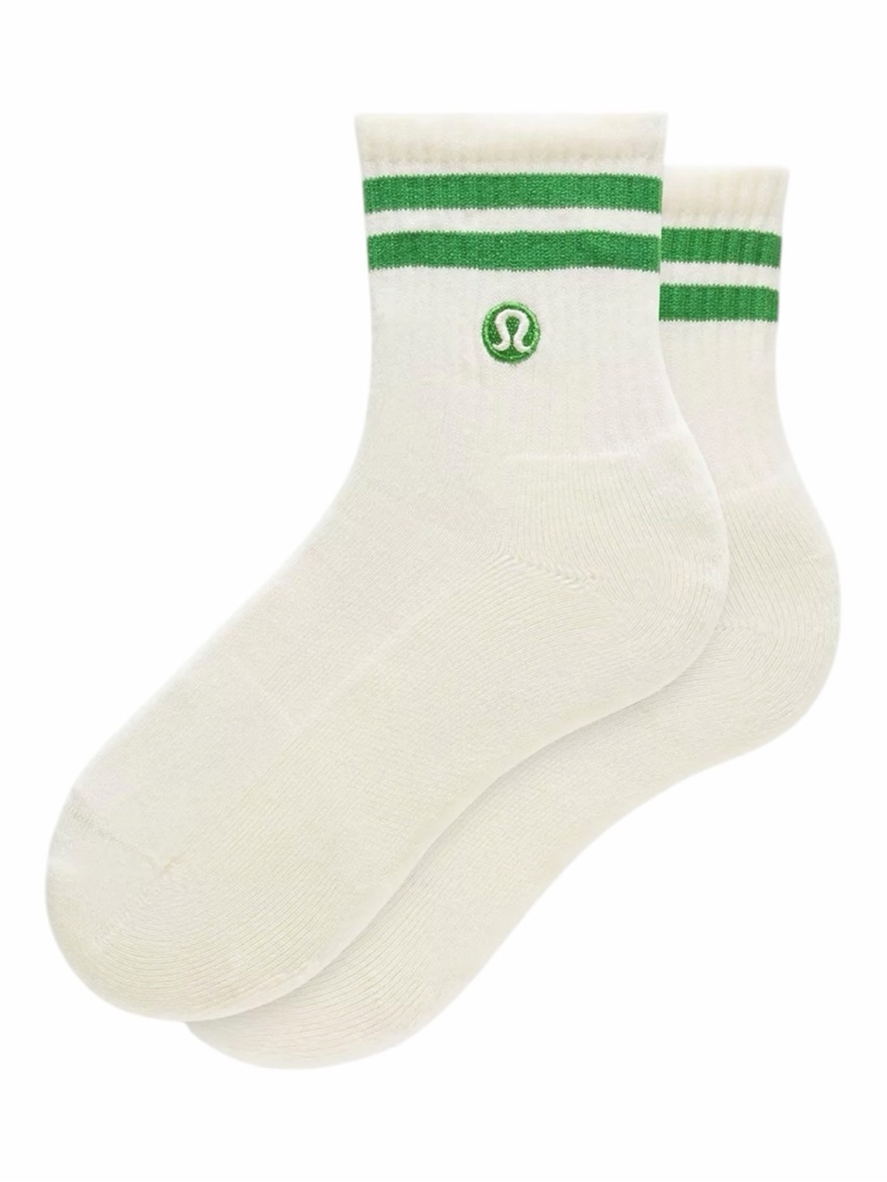 Lululemon Daily Essential Quarter Socks Coconut Ivory Chameleon S NWT